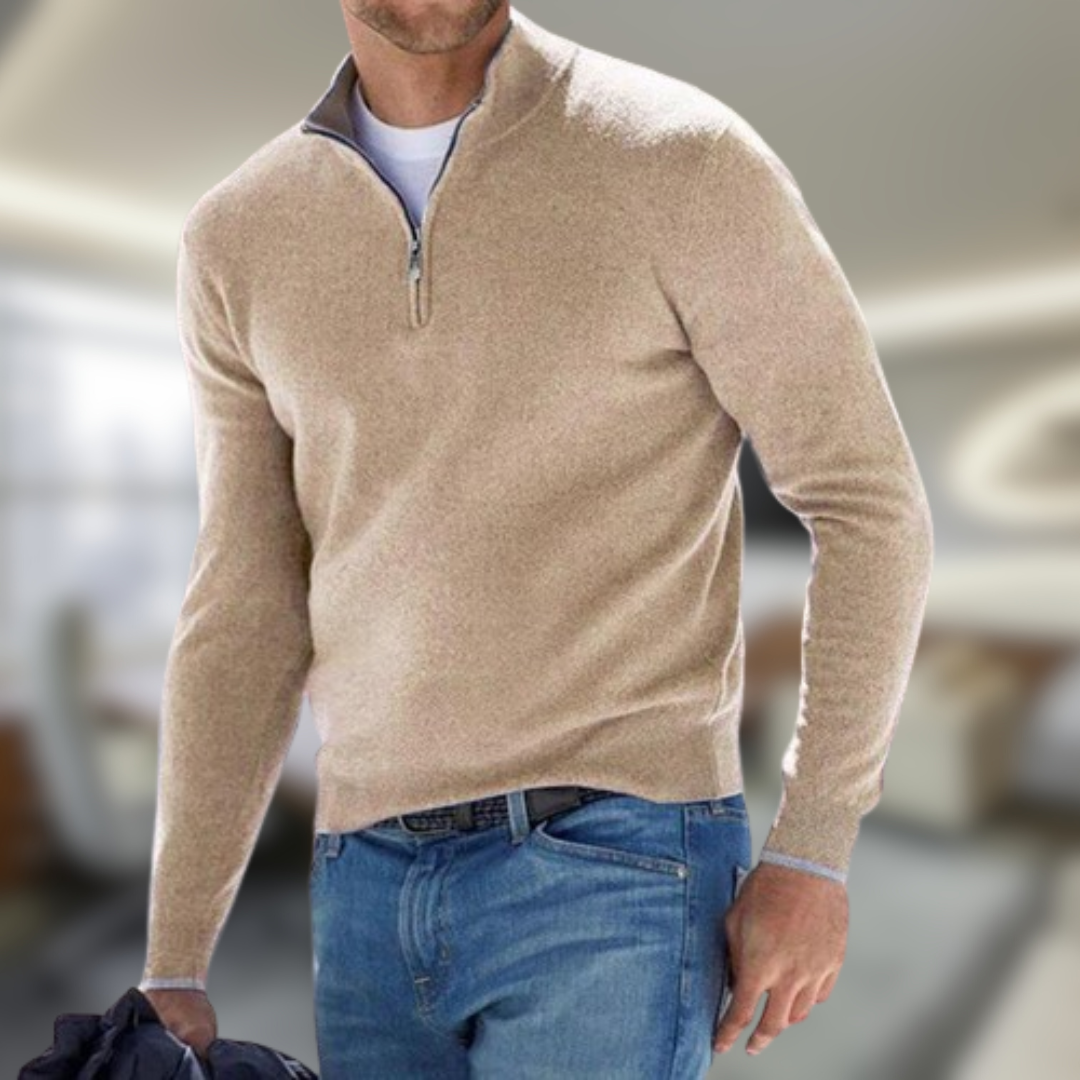 Paride  | Hoher Nackenpullover mit Reißverschluss