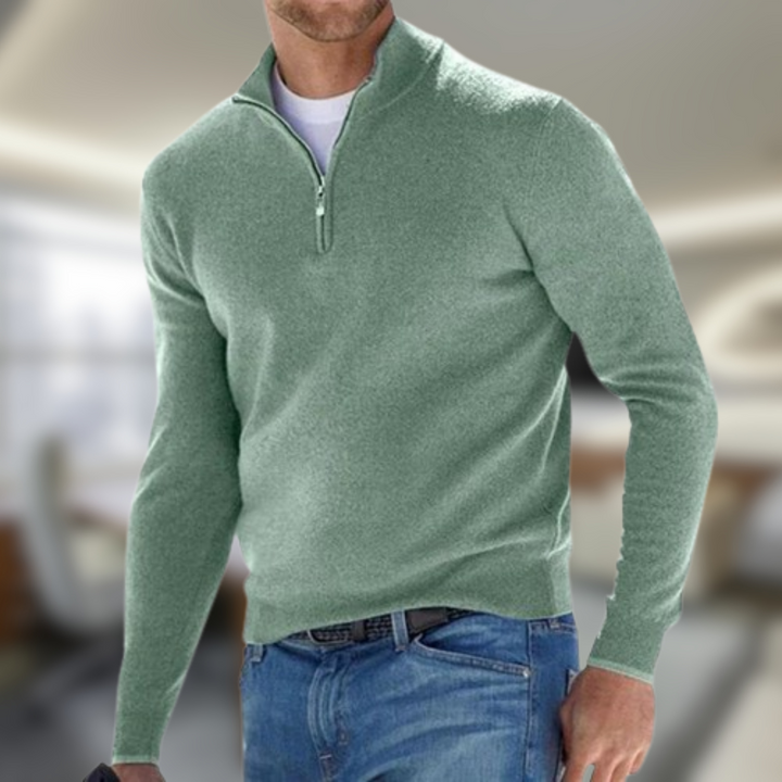 Paride  | Hoher Nackenpullover mit Reißverschluss