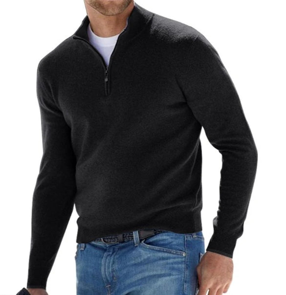 Vantano | Halber Reißverschluss Pullover