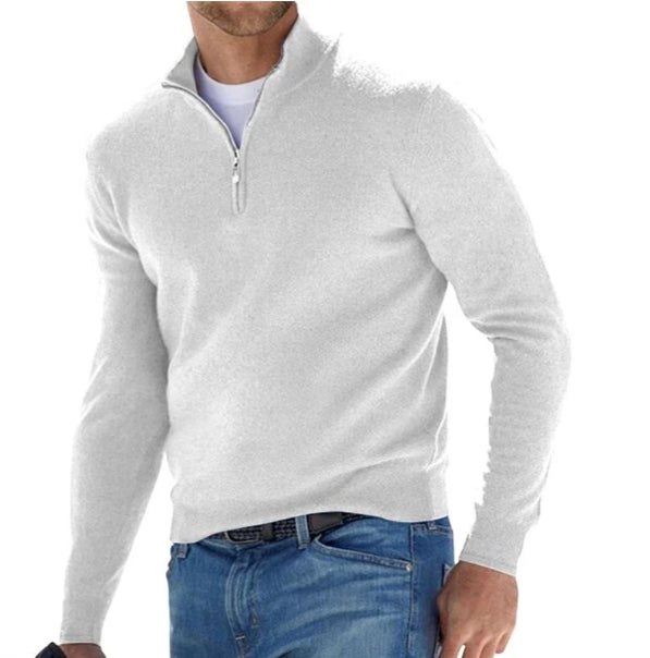 Vantano | Halber Reißverschluss Pullover
