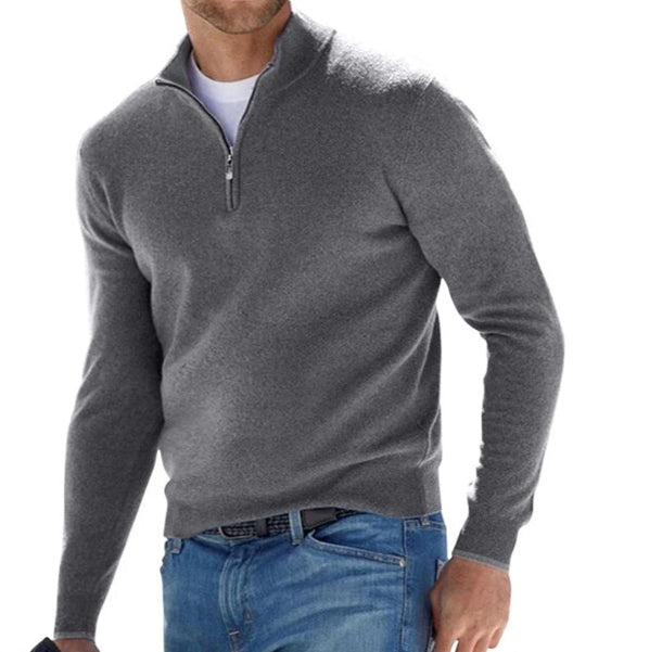 Vantano | Halber Reißverschluss Pullover