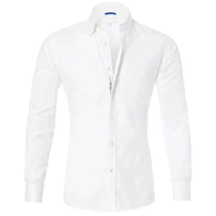 Lionel™ | Knitterfreies Zip-Up-Shirt