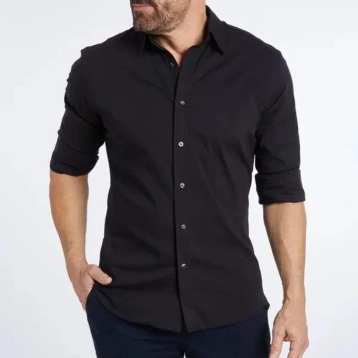 Lionel™ | Knitterfreies Zip-Up-Shirt