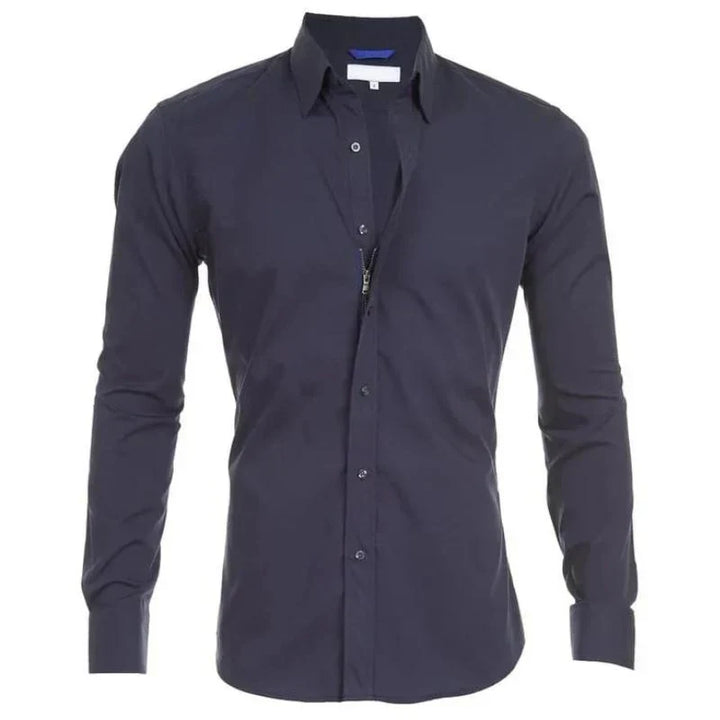 Lionel™ | Knitterfreies Zip-Up-Shirt