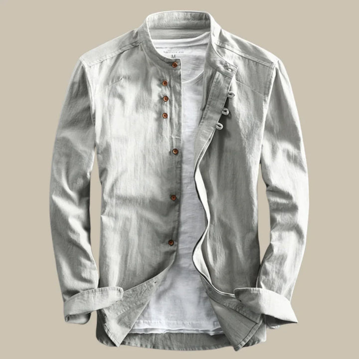 Fuji | Japanisches Slim-Fit-Hemd mit Knöpfen