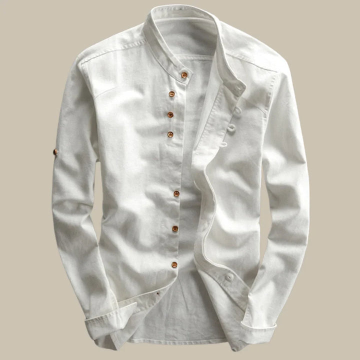 Fuji | Japanisches Slim-Fit-Hemd mit Knöpfen