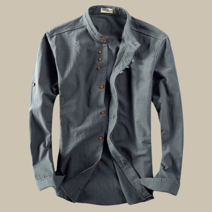 Fuji | Japanisches Slim-Fit-Hemd mit Knöpfen
